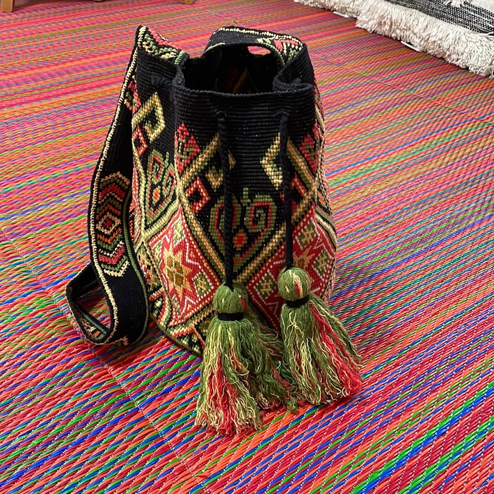 Handmade Crochet Mochila Bag